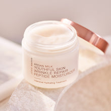 Load image into Gallery viewer, Argan Milk Youthful Skin Wrinkle Repair Peptide Moisturizer
